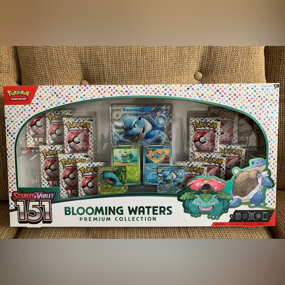 NEW Pokemon TCG Scarlet & Violet 151 Blooming Waters Premium Collection IN HAND